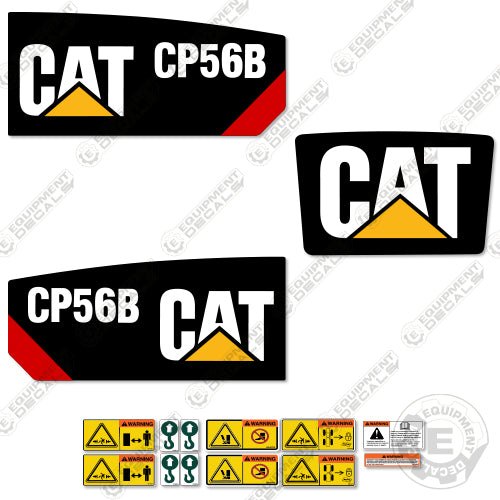 Fits Caterpillar CP56B Decal Kit Vibratory Roller 56, 56b, cp56, cp56b, decal kit