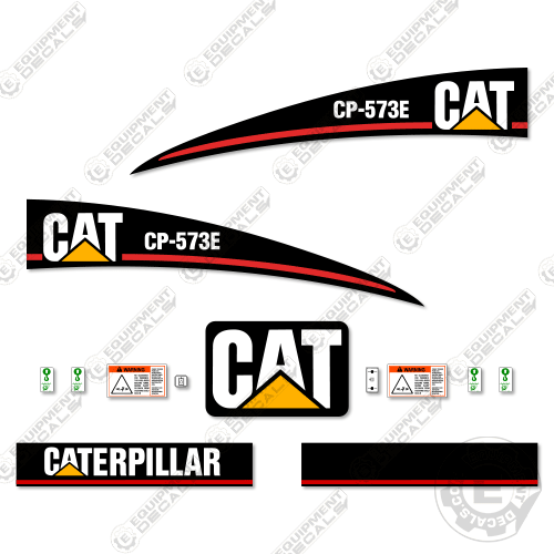 Fits Caterpillar CP573E Decal Kit Roller 573, 573e, cp573, cp573e, decal kit