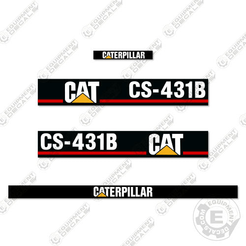 Fits Caterpillar CS-431B Decal Kit Roller 431, 431b, cs-431b, cs431, decal kit