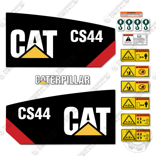 Fits Caterpillar CS44 Wheel Loader Decal Kit 44, cs, cs44, decal kit