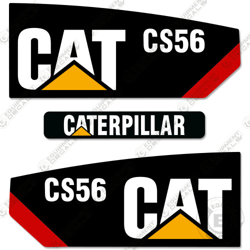 Fits Caterpillar CS56 Decal Kit Roller 56, cs56, decal kit