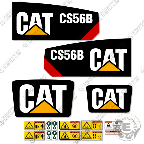 Fits Caterpillar CS56B Decal Kit Roller 56, 56b, cs56, cs56b, decal kit