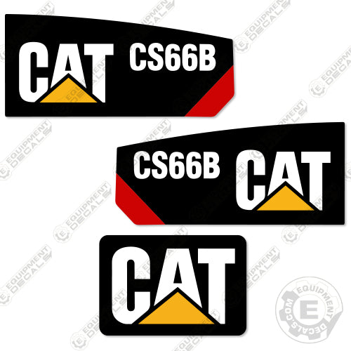 Fits Caterpillar CS66B Vibratory Roller Decals 66, decal kit