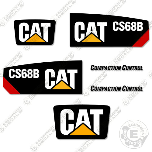 Fits Caterpillar CS68B Decal Kit Roller 68, 68-b, cs, cs68, cs68b, decal kit