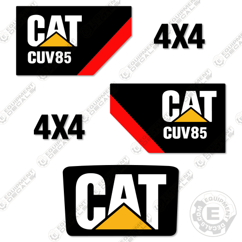 Fits Caterpillar CUV85 Decal Kit UTV cuv85