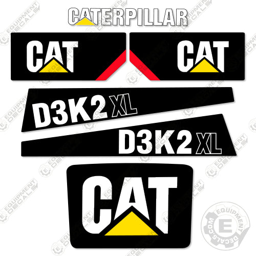 Fits Caterpillar D3K2 XL Dozer Decal Kit decal kit