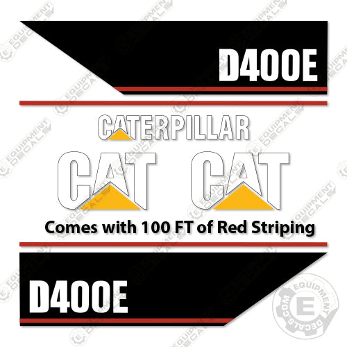 Fits Caterpillar D400E Articulated Dump Truck Decal Kit 400, 400e, d400, d400e, decal kit