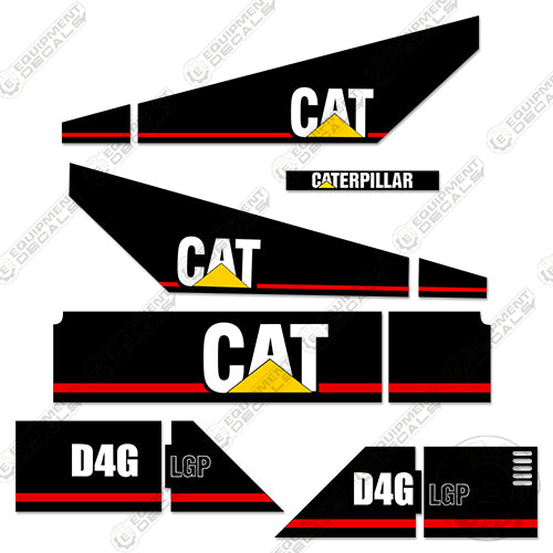 Fits Caterpillar D4G LGP Decal Kit Equipment Decals Dozer decal kit