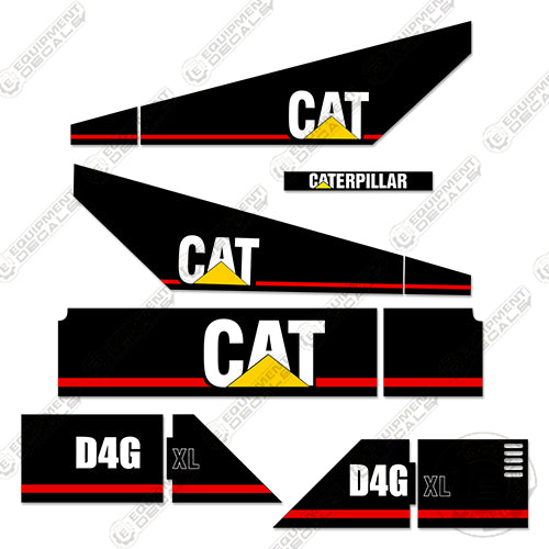 Fits Caterpillar D4G XL Decal Kit Equipment Decals Dozer decal kit