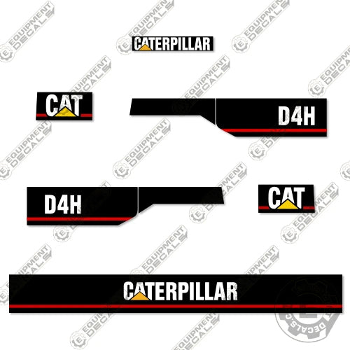 Fits Caterpillar D4H Decal Kit Series 1 Dozer 4, d4, d4h, decal kit