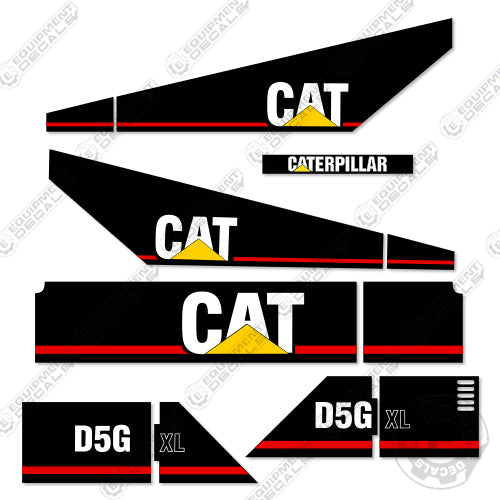 Fits Caterpillar D5G XL Decal Kit Equipment Decals Dozer decal kit