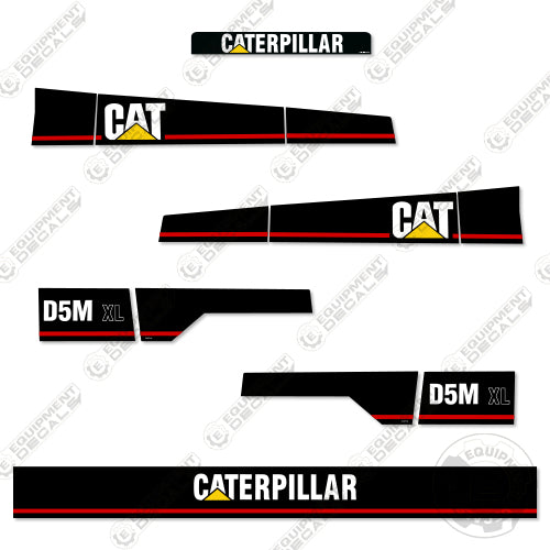 Fits Caterpillar D5M XL Dozer Decal Kit decal kit