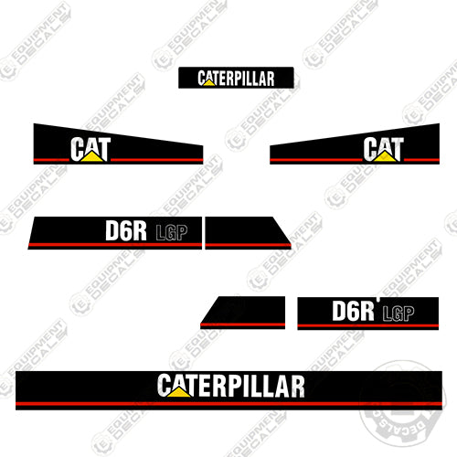 Fits Caterpillar D6R LGP Decal Kit Equipment Decals Dozer decal kit