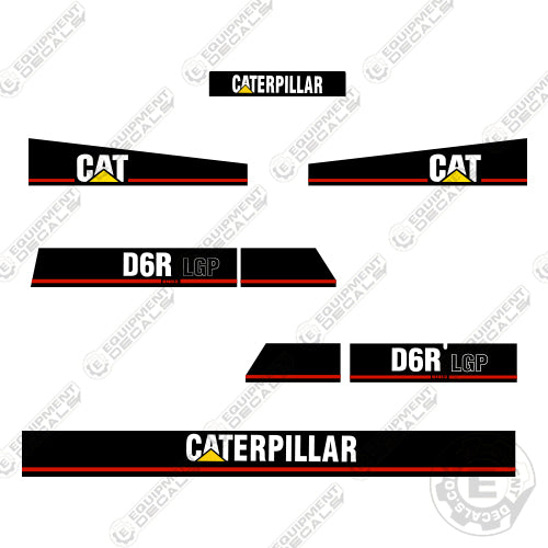 Fits Caterpillar D6R LGP Series 2 Decal Kit Equipment Decals Dozer decal kit