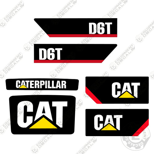 Fits Caterpillar D6T Dozer Tractor Decal Kit decal kit