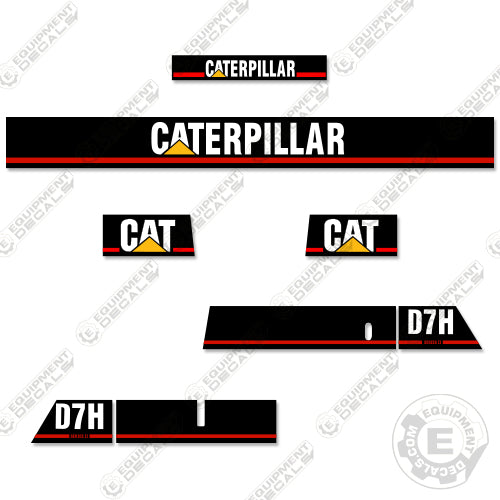 Fits Caterpillar D7H Dozer Decal Kit Series 2 7, d7, d7-h, d7h, decal kit, series 2