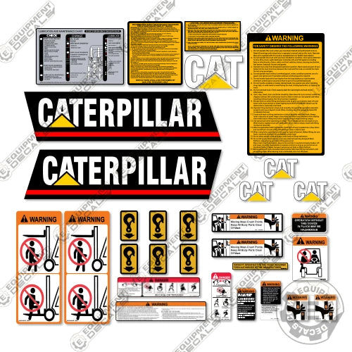 Fits Caterpillar GC55K Decal Kit Forklift Decal Kit 55, 55k, decal kit, gc55k