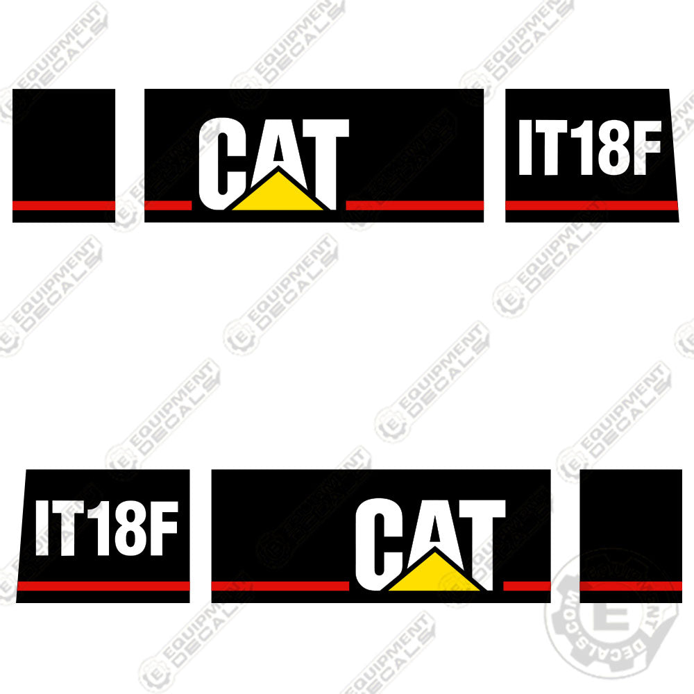 Fits Caterpillar IT18F Wheel Loader Decals Integrated Tool Carrier decal kit