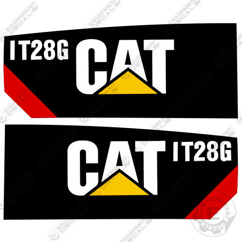 Fits Caterpillar IT28G Integrated Toool Carrier Decal Kit Wheel Loader decal kit