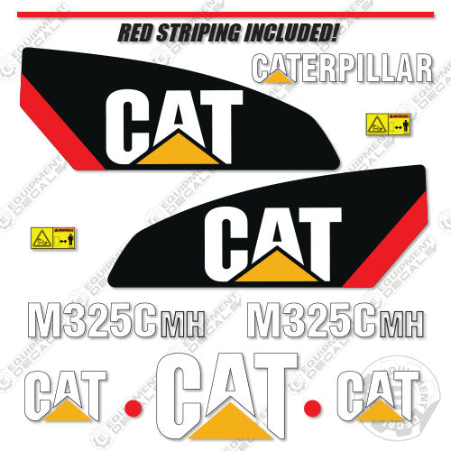 Fits Caterpillar M325C MH Material Handler Decals 325, 325c, 325c mh, caterpillar, decal kit, excavator