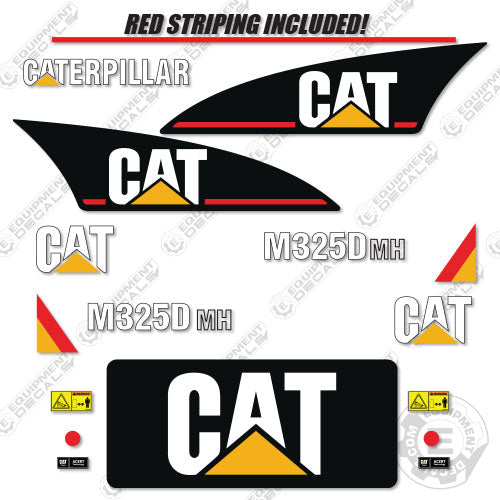 Fits Caterpillar M325D MH Material Handler Decals 325, 325d, 325d mh, caterpillar, decal kit, excavator