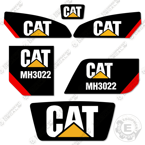 Fits Caterpillar MH3022 Excavator Decal Kit 3022, decal kit, mh-3022, mh3022