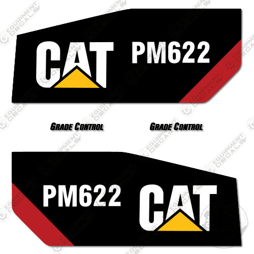 Fits Caterpillar PM622 Decal Kit Cold Plainer 622, decal kit, pm622