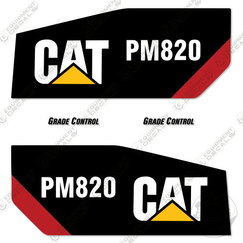 Fits Caterpillar PM820 Decal Kit Cold Plainer 820, decal kit, pm820