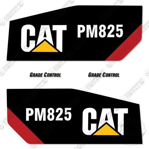 Fits Caterpillar PM825 Decal Kit Cold Plainer 825, decal kit, pm825