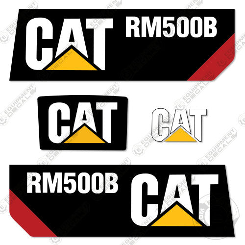 Fits Caterpillar RM500B Decal Kit Road Reclaimer 500b, decal kit, rm, rm500, rm500b