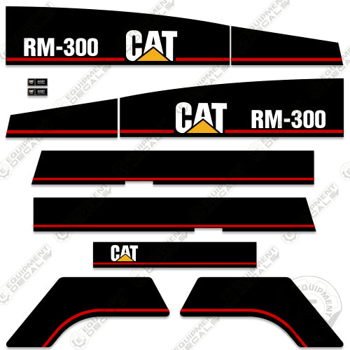 Fits Caterpillar RM 300 Decal Kit Rotary Mixer 300, decal kit, rm-300, rm300