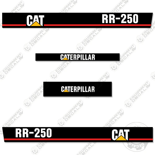 Fits Caterpillar RR250 Decal Kit Soil Stabilizer 250, decal kit, rr-250