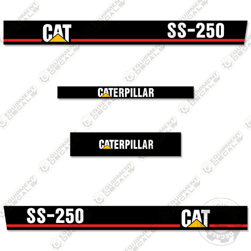 Fits Caterpillar SS250 Decal Kit Soil Stabilizer 250, decal kit, s250, ss250