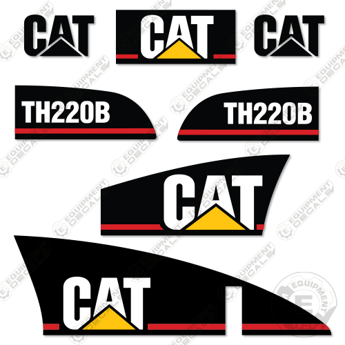 Fits Caterpillar TH220B Decal Kit Telescopic Forklift 220, 220b, decal kit, th-220b, th220, th220b