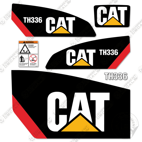 Fits Caterpillar TH336 Telehandler Decal Kit 336, decal kit, th336, th336