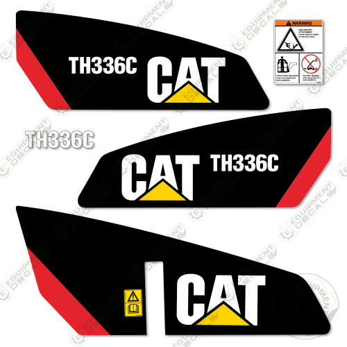 Fits Caterpillar TH336C Telehandler Decal Kit 336, decal kit, th336, th336c