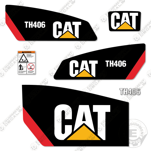 Fits Caterpillar TH406 Telehandler Decal Kit 406, decal kit, th406, th406