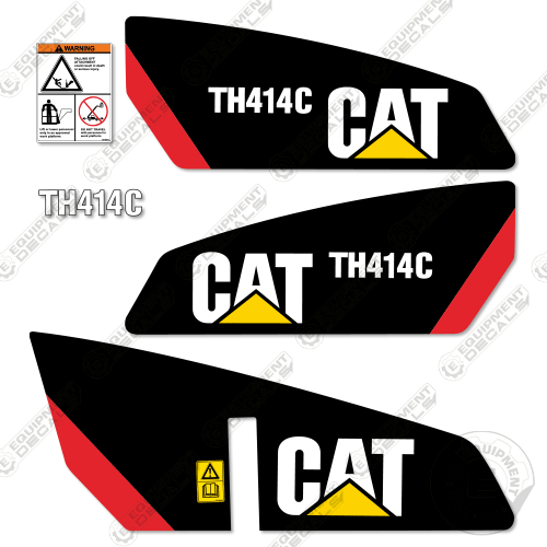 Fits Caterpillar TH414C Telehandler Decal Kit 414, decal kit, th414, th414c