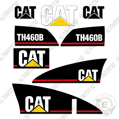 Fits Caterpillar TH460B Telescopic Forklift Decal Kit 460, decal kit, th 460 b, th460