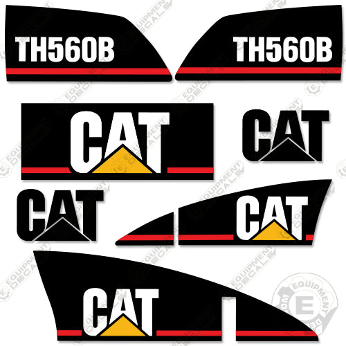 Fits Caterpillar TH560B Telescopic Forklift Decal Kit 560, 560b, decal kit, th-560b