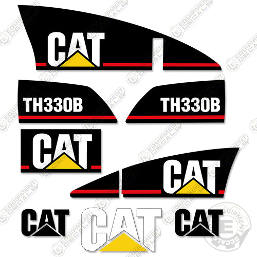 Fits Caterpillar TH330B Telescopic Forklift Decal Kit 330, 360, decal kit, th 330, th 330b, th 360, th 360 b, th330