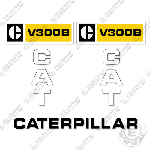 Fits Caterpillar V300B Forklift Decals decal kit