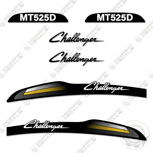 Fits Challenger MT525D Decal Kit Tractor 525D, decal kit, mt525, mt525d