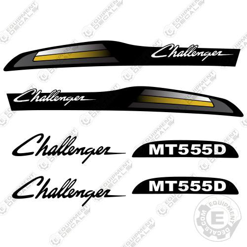 Fits Challenger MT 555 D Tractor Decals decal kit