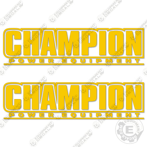 Fits Champion Power Decal Kit Logo Decals - 3M VINYL! decal kit