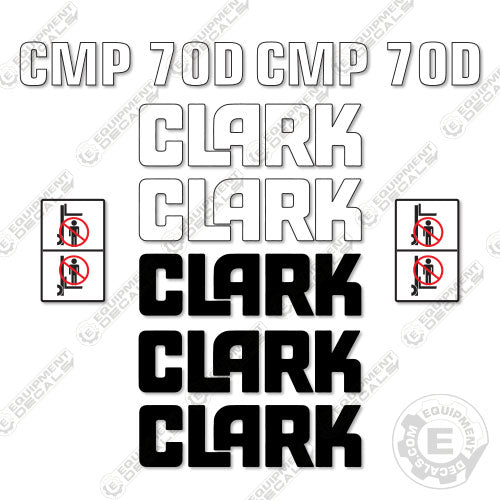 Fits Clark CMP700 Forklift Decal Kit 700, 70d, cmp700, decal kit