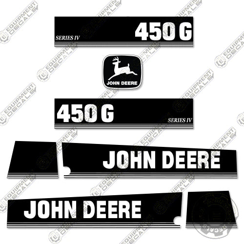 Fits John Deere 450G Series 4 Crawler Tractor Dozer Decal Kit 450, decal kit