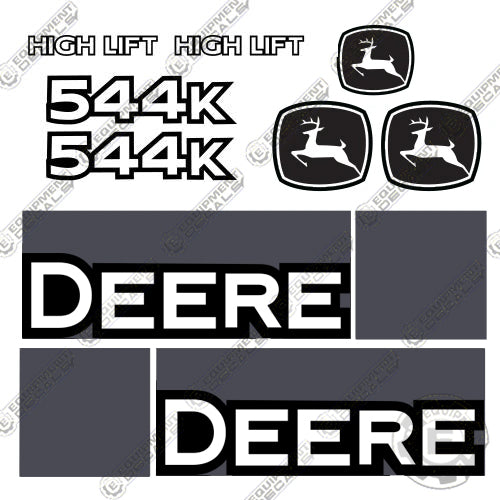 Fits John Deere 544K High Lift Wheel Loader Decal Kit 544, decal kit, john deere