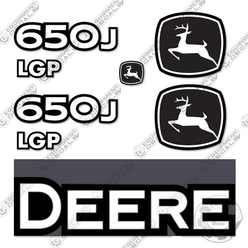 Fits John Deere 650J LGP Dozer Crawler Decal Kit 650, decal kit, john deere