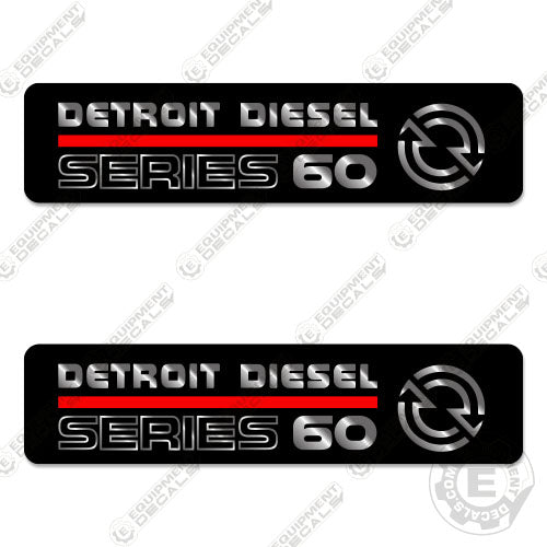 Fits Detroit Diesel 60 Series Decal Kit Engine 60, decal kit